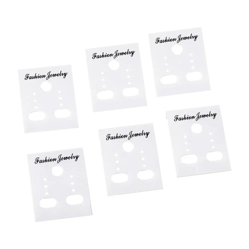 100Pcs Earring Display Cards Ear Studs Organizer Holder Earring Cards 38x30mm