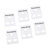 100Pcs Earring Display Cards Ear Studs Organizer Holder Earring Cards 38x30mm