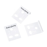 100Pcs Earring Display Cards Ear Studs Organizer Holder Earring Cards 38x30mm