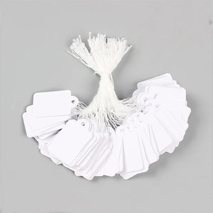 100Pcs Gift Tags Sign with String Party Favor Paper Label Cards