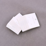 100Pcs PVC Paper Ear Card Jewelry Packaging Hang Earring Card DIY