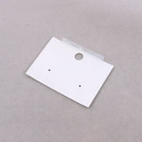 100Pcs PVC Paper Ear Card Jewelry Packaging Hang Earring Card DIY