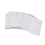 100Pcs Paper Earring Card with Three Holes Jewelry Display Card
