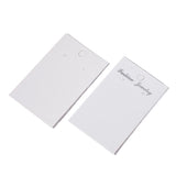100Pcs Paper Earring Card with Three Holes Jewelry Display Card
