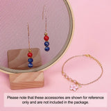100Pcs Enamel Flower Charms Pendants For DIY Jewelry Making