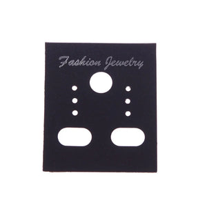 100Pcs Ear Studs Jewelry Holder Display Hang Cards Packaging