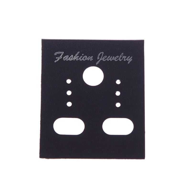100Pcs Ear Studs Jewelry Holder Display Hang Cards Packaging
