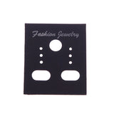 100Pcs Ear Studs Jewelry Holder Display Hang Cards Packaging