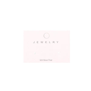 100Pcs 5x3.5cm Earring HangTag Card Dangle Jewelry Gift Card