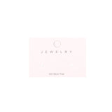 100Pcs 5x3.5cm Earring HangTag Card Dangle Jewelry Gift Card