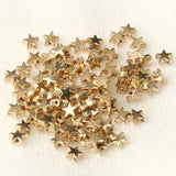 100Pcs 6x3mm Star Silver CCB Spacer Beads DIY Jewelry Making Findings