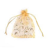 100Pcs Organza Drawstring Gift Bag Jewelry Pouches Storage Bags