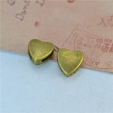 100Pcs/lot Blank Heart Beads 12*11MM for Jewelry DIY