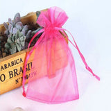 100Pcs/lot Organza Drawstring Bags Jewelry Packaging Bags Candy Wedding Pouches