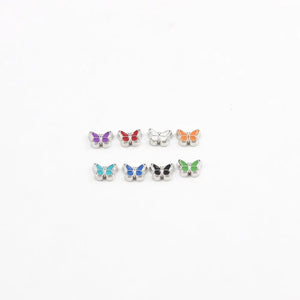100 Pcs Butterfly Charm Bee Floating Charms for Floating Locket