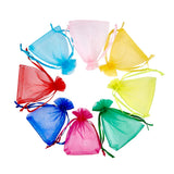 100Pcs Organza Bag Jewelry Drawstring Display Pouches