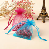 100Pcs Organza Bag Jewelry Drawstring Display Pouches