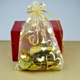 100Pcs Organza Bag Jewelry Packing&Display 7x9cm Wedding Party Gift Pouches