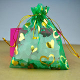 100Pcs Organza Bag Jewelry Packing&Display 7x9cm Wedding Party Gift Pouches