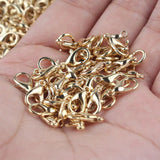100Pcs/lot Zinc Alloy Jewelry Findings Lobster Clasp Hooks Vintage Clasps 12mm