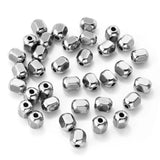 100Pcs Stainless Steel Spacer Beads for Jewelry Making Supplies