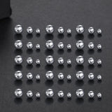 100Pcs Steel Replacement Ball Nose Septum Ring Captive Bead Ring BCR