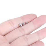 100Pcs Steel Replacement Ball Nose Septum Ring Captive Bead Ring BCR