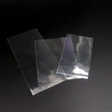100Pcs Transparent Plastic Pocket Jewelry Pouches Gift Bag Packaging