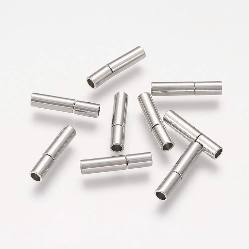 Brass Bayonet Clasps Leather Ending Findings 3-10mm DIY Jewelry