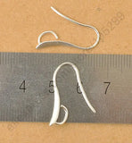 925 Sterling Silver Jewelry Findings Ear Wires for Crystals