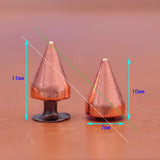 Biker Rose Metal Leathercraft Fasteners Spots Cone Rivet Stud