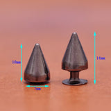 Biker Rose Metal Leathercraft Fasteners Spots Cone Rivet Stud