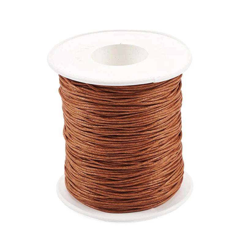 1mm Waxed Cotton Cord Thread for Jewelry Making DIY Bracelet Necklace