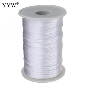 100Yards 2mm Nylon Cord Thread Chinese Knot Macrame Cord Bracelet