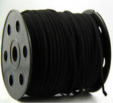 100Yards/lot 3mm Flat Faux Suede Velvet Leather Braided Cord String Rope