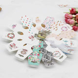 100 Necklace and Earring Display Cards 120x45mm 250gsm