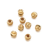 100pcs Brass Round Beads 3mm 4mm 5mm 6mm for Jewelry Making