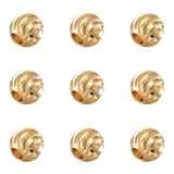 100pcs Brass Round Beads 3mm 4mm 5mm 6mm for Jewelry Making