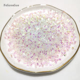 100g Bingsu Beads Jewelry DIY Colorful Plastic Charms Beads
