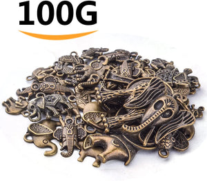 100g Elephant Charms Tibetan Alloy Pendant DIY Necklace Bracelet Making