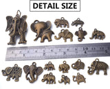 100g Elephant Charms Tibetan Alloy Pendant DIY Necklace Bracelet Making