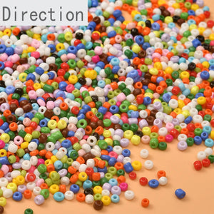 100g Mixed 3mm Rice Bead DIY Jewelry Loose Bead Material
