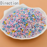 100g Mixed 3mm Rice Bead DIY Jewelry Loose Bead Material