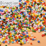 100g Mixed 3mm Rice Bead DIY Jewelry Loose Bead Material
