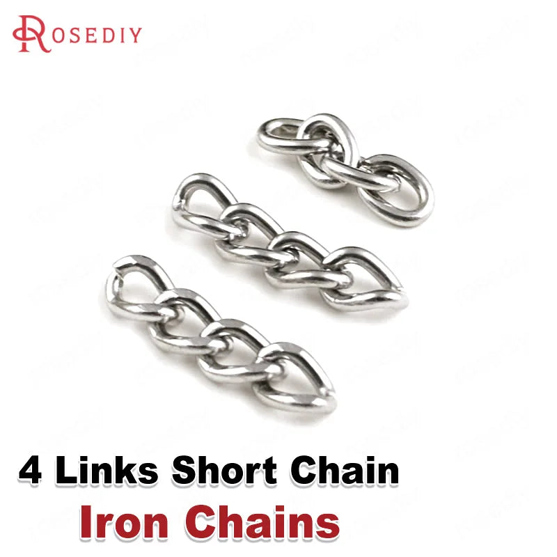 Stainless Steel Short Chain 20MM 21.5MM 1.4MM DIY Jewelry Making Supplies