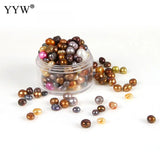 100g Mixed Colors Baroque Freshwater Pearl Beads 9-12mm for DIY Jewelry Making