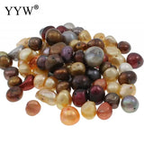 100g Mixed Colors Baroque Freshwater Pearl Beads 9-12mm for DIY Jewelry Making