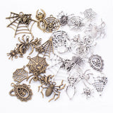 100g/Lot Mixed Animal Pendants Silver Random Spider Mixed Charms