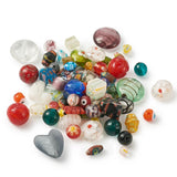100g Mix Shape Sand Lampwork Beads With Eye For DIY Bracelet Necklace