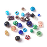 100g Mix Shape Sand Lampwork Beads With Eye For DIY Bracelet Necklace